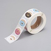 Self-Adhesive Kraft Paper Gift Tag Stickers DIY-G013-A17-3
