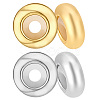 4Pcs 2 Colors Sterling Silver Spacer Beads STER-PH0001-64-1