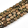 Natural Verdite Stone Beads Strands G-N346-04A-06-2