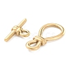 PVD Vacuum Plating 304 Stainless Steel Toggle Clasps STAS-B020-09G-1