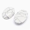 Synthetic Howlite Cabochons G-P215-10-20x30mm-1
