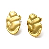 Ion Plating(IP) 304 Stainless Steel Stud Earrings EJEW-I281-09G-1