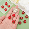 12Pcs Handmade Lampwork Pendants LAMP-CA0001-13B-3