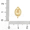 Brass Micro Pave Clear Cubic Zirconia Enhancer Shortener Pendant Bails KK-Z151-06G-3