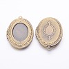 Romantic Valentines Day Ideas for Him with Your Photo Brass Locket Pendants X-ECF133-3AB-1