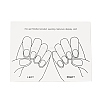 Paper Manicure Display Cards DIY-B062-01A-2