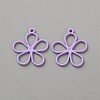 Hollow Out Spray Painted Alloy Pendants FIND-WH20008-19B-1