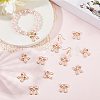 80Pcs Rack Plating Alloy Enamel Pendants ENAM-SC0006-72A-3