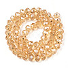 Electroplate Glass Beads Strands EGLA-A034-T3mm-A30-3
