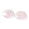 Natural Rose Quartz Pendants G-F708-05G-6