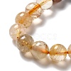 Natural Rutilated Quartz Beads Strands G-B029-B02-03-3