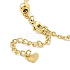 PVD Vacuum Plating 304 Stainless Steel Satellite Chains Anklet for Women STAS-E001-25G-3