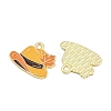Thanksgiving Theme Alloy Enamel Pendants FIND-I065-04F-G-2