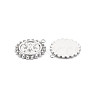 Non-Tarnish 304 Stainless Steel Pendants STAS-N097-180P-2