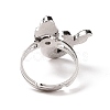 Glass Mermaid Mood Ring RJEW-C031-05P-4
