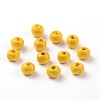 Dyed Natural Wood Beads WOOD-Q006-6mm-03-LF-2