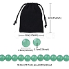 1 Strand Natural Green Aventurine Beads Strands G-YW0001-35A-5