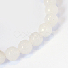 Natural White Jade Round Bead Strands X-G-E334-6mm-13-2