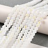 Opaque Solid Color Imitation Jade Glass Beads Strands EGLA-A039-P4mm-L15-4