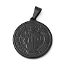 Ion Plating(IP) 304 Stainless Steel Pendants STAS-A053-24C-B-1