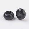 Synthetic Blue Goldstone European Beads G-G740-14x8mm-17-2