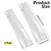 Polyester Long Fingerless Gloves AJEW-WH20018-117A-2
