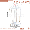Rotatable Iron Necklace Display Stands ODIS-WR0001-15-2