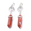 Natural Red Jasper Pointed Big Pendants G-D0021-01P-07-3