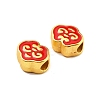 CCB Plastic European Beads CCB-P015-07G-01-2