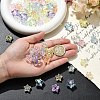 60Pcs 3 Styles UV Plating Transparent Acrylic Beads MACR-YW0004-71-5