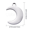 Tarnish Resistant 304 Stainless Steel Pendants LS-STAS-I140-05-3