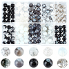 200Pcs 10 Styles Mixed Styles Glass Round Bead Strands DGLA-SC0001-02-1