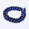 Natural Tiger Eye Beads Strands G-K203-86-8mm-2