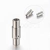Tarnish Resistant 304 Stainless Steel Locking Tube Magnetic Clasps STAS-H019-1-2
