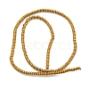 Electroplated Synthetic Non-Magnetic Hematite Beads Strands G-I360-C03-09-2