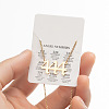 201 Stainless Steel Angel Number Pendant Necklaces for Women FS-WG21275-07-1