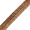 Electroplated Non-magnetic Synthetic Hematite Beads Strands G-G089-B02-11-1