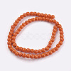 Synthetic Turquoise Beads Strands TURQ-G106-6mm-02G-2