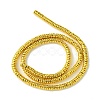 Electroplated Synthetic Non-Magnetic Hematite Beads Strands G-H020-F01-02-2