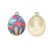 Printed Alloy Pendants ENAM-ZX002-38K-1