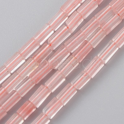 Cherry Quartz Glass Beads Strands G-C301-10-1