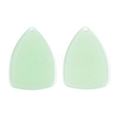 Translucent Cellulose Acetate(Resin) Pendants X-KY-T040-42A-1
