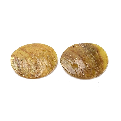Spray Painted Natural Akoya Shell Charms LS-SHEL-F007-15A-04-1