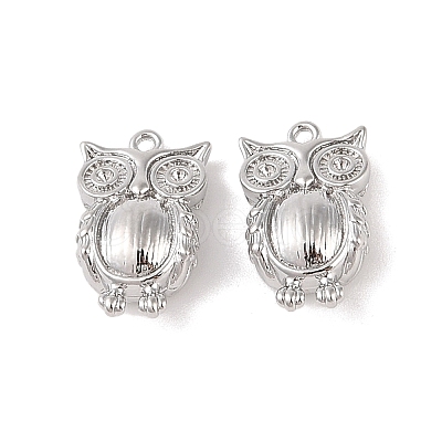 Brass Pendants Rhinestone Settings KK-Q816-40P-1