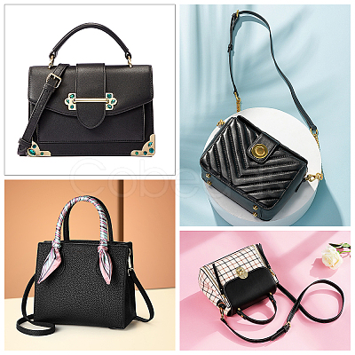 2Pcs 2 Colors Imitation Leather Adjustable Shoulder Strap FIND-WR0003-70-1