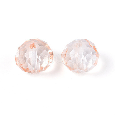 Baking Paint Transparent Glass Beads X1-GLAA-N011-10mm-09-1