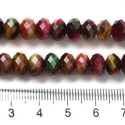Natural Rainbow Tiger Eye Beads Strands G-NH0002-D03-03-1