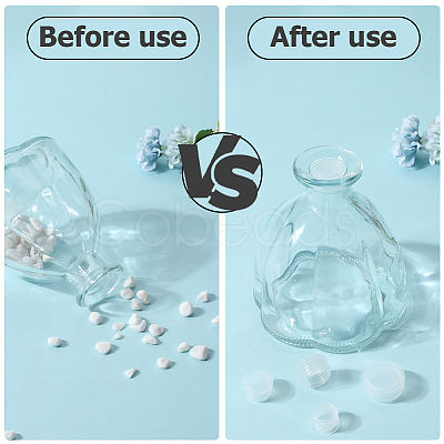 50Pcs 5 Style Plastic Bottle Stoppers AJEW-GF0007-49-1