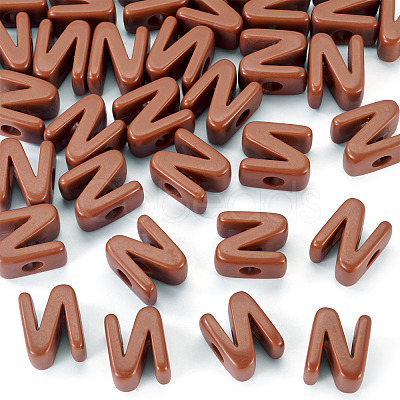 Opaque Acrylic European Beads OACR-TAC0019-006N-1