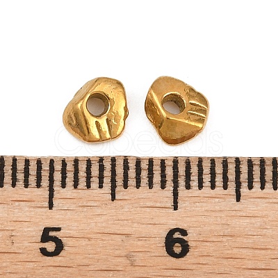 Irregular 304 Stainless Steel Beads STAS-D394-03A-G-1